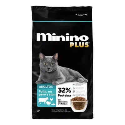 Minino Plus alimento seco para gato adulto sabor carne pollo…: foto de la publicación