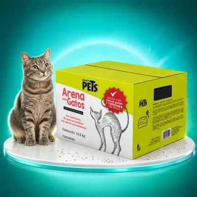 Arena Para Gato Fancy Pets 12.5 kg, Aglutinante De Bentonita…: foto de la publicación