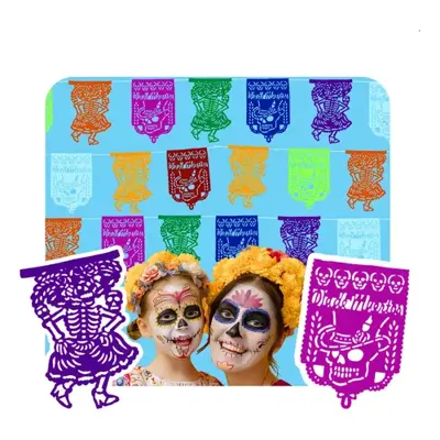 Enramada Día de muertos Catrín Ofrenda Altar 2x 3mts Color…: foto de la publicación