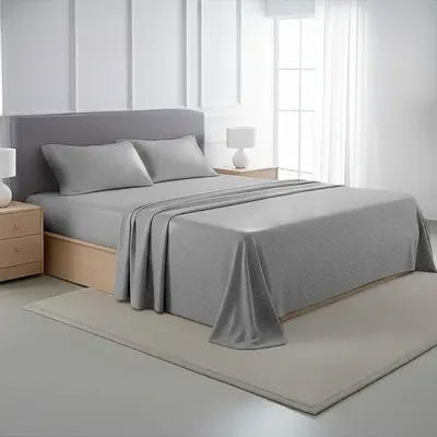 Juego De Sábanas King Size 100% Microfibra Pierre Cardin Gris…: foto de la publicación