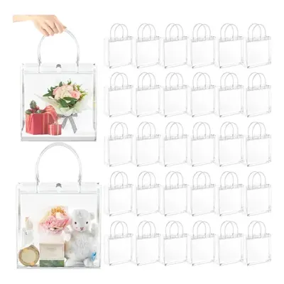 Pack de 30 Bolsas Transparentes de PVC con Asa para Regalos y…: foto de la publicación