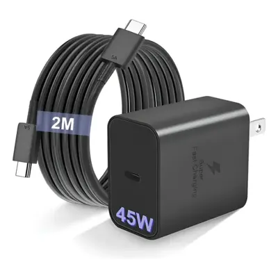 45w Cargador Para Samsung Súper Rápida Cargador Tipo C 2m: foto de la publicación